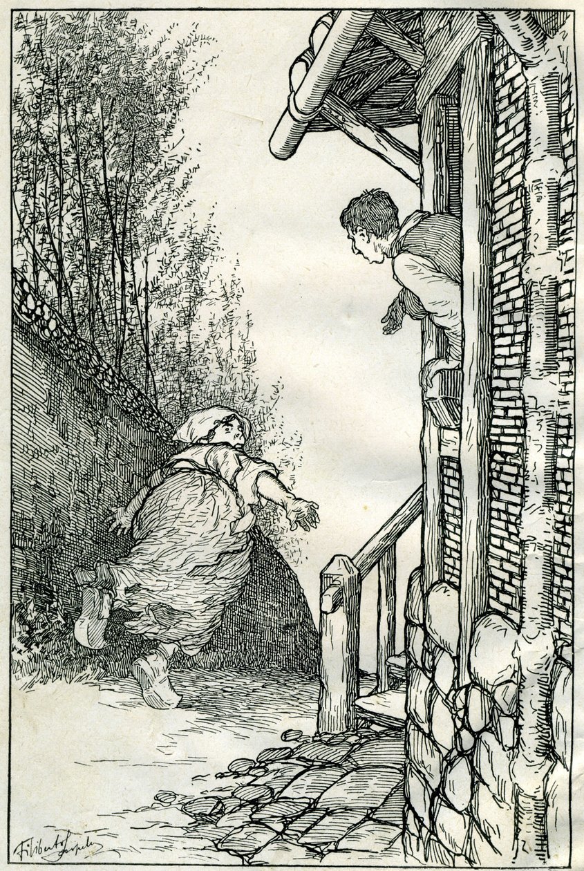 Illustration de Filiberto Scarpelli pour le conte "Toinette l