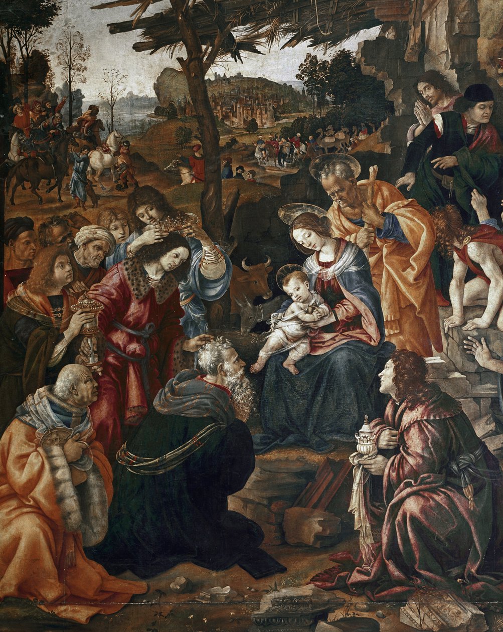 Adoration des Mages - Retable de San Donato - Filippino Lippi