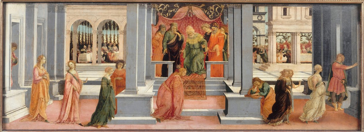 Esther devant Assuérus, 1478-1480 - Filippino Lippi