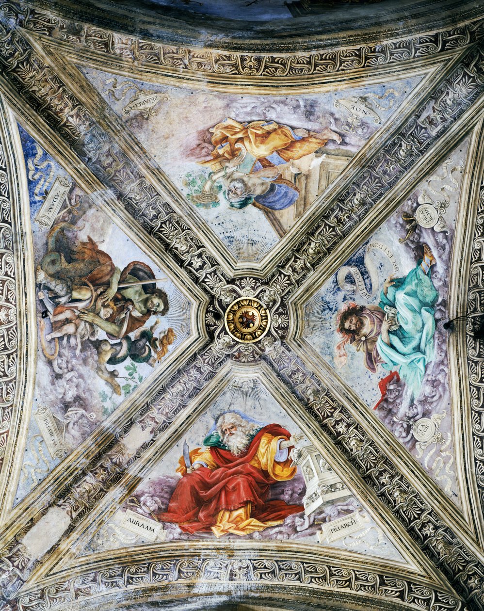 Fresques de Filippino Lippi sur le dôme, Chapelle Strozzi, Église Santa Maria Novella, Florence, Italie - Filippino Lippi