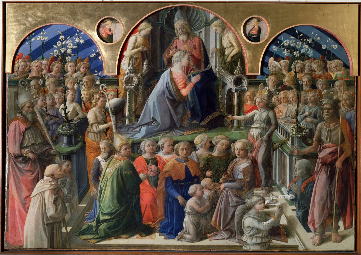 Le Couronnement de la Vierge - Filippo Lippi