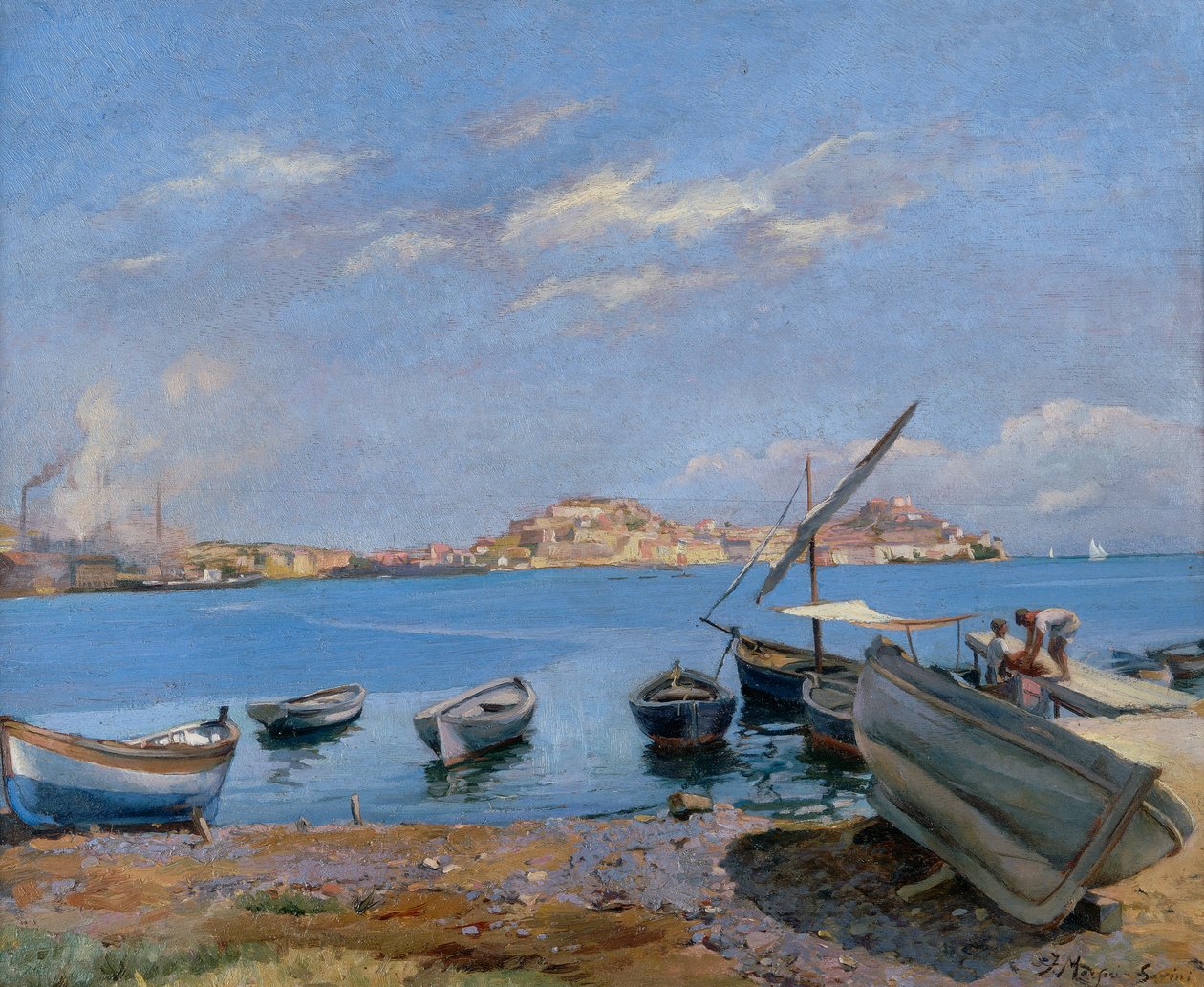 Portoferraio vu de San Giovanni - Filippo Marfori Savini