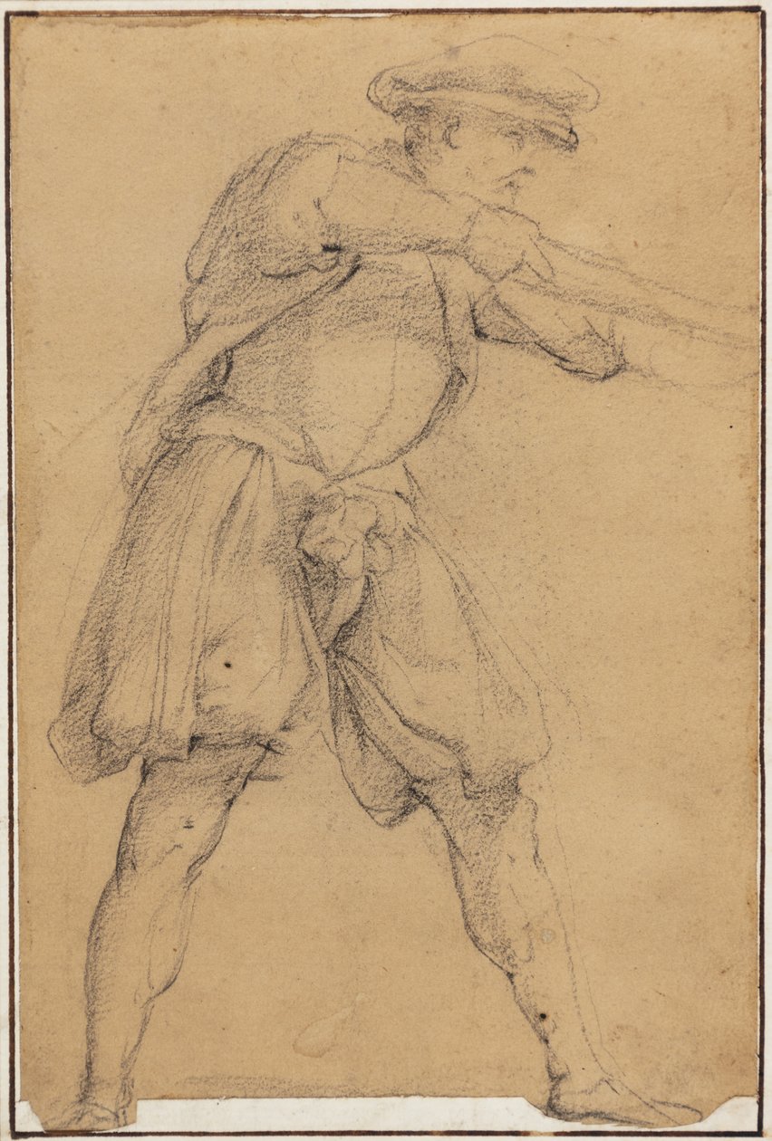Homme visant avec un fusil - Filippo Paladini