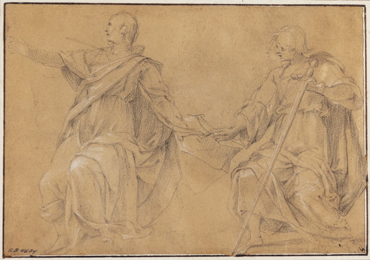 Saint Jacques le Majeur (?) et Saint Jean l