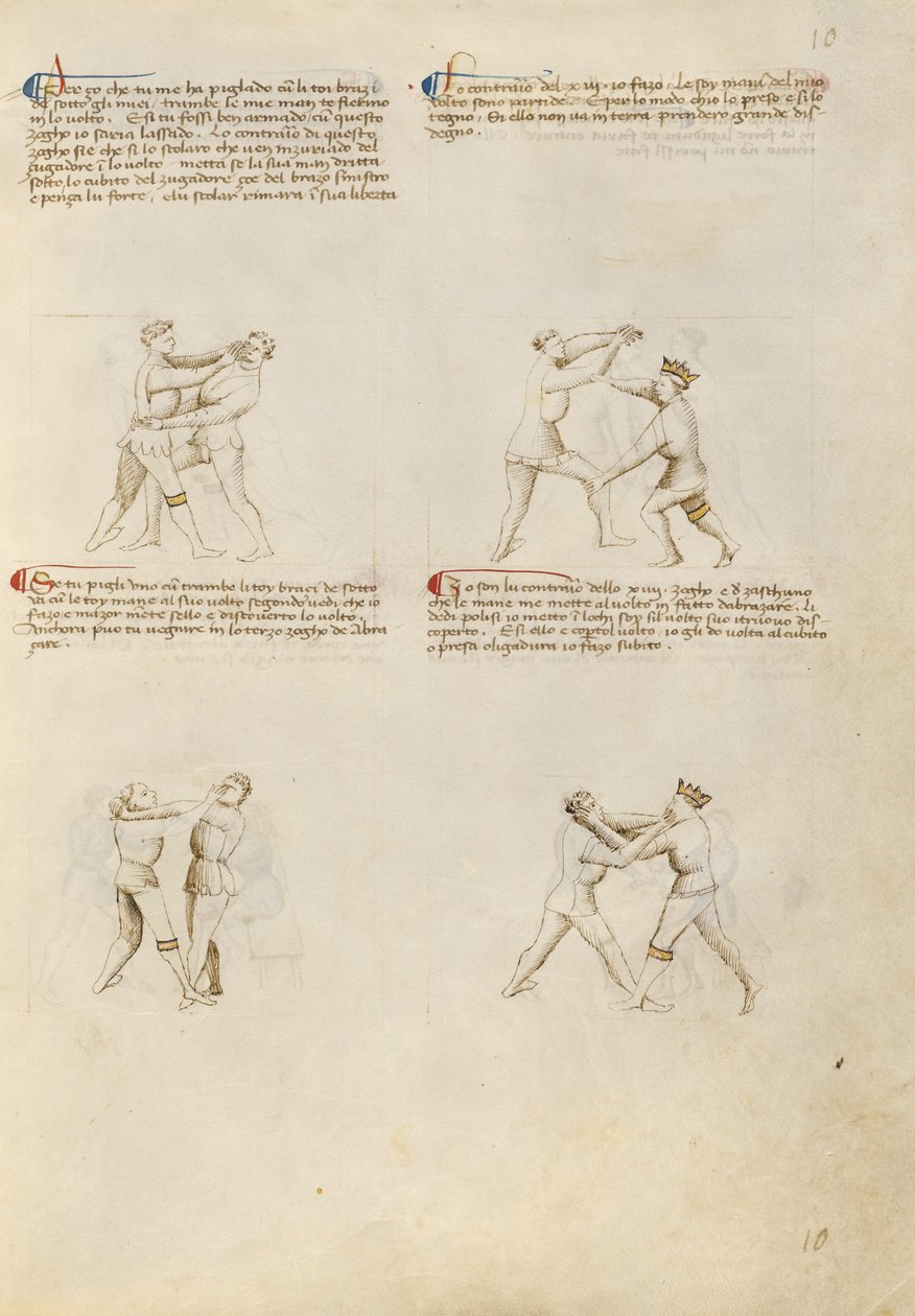 Combat à mains nues - Fiore Furlan dei Liberi da Premariacco