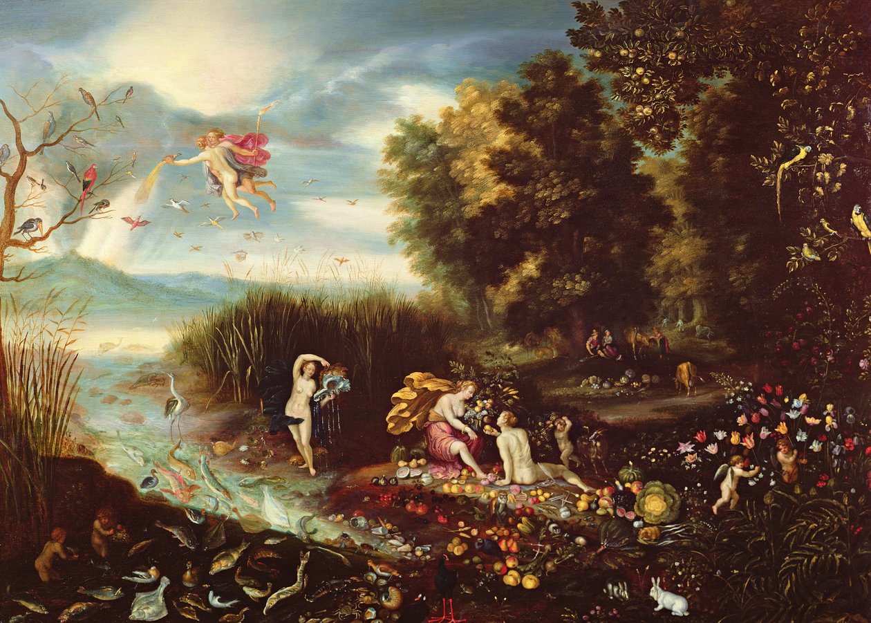 Les Quatre Éléments - Flemish School