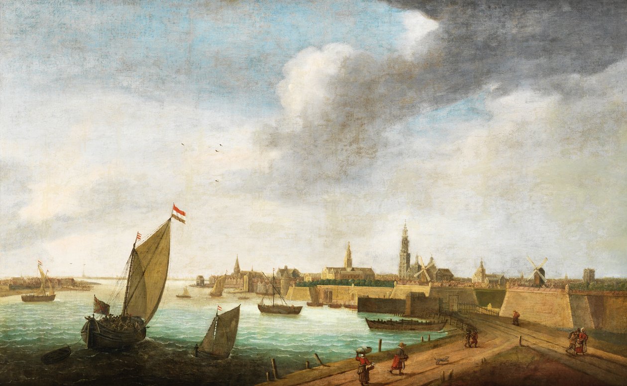 Vue flamande 17c d