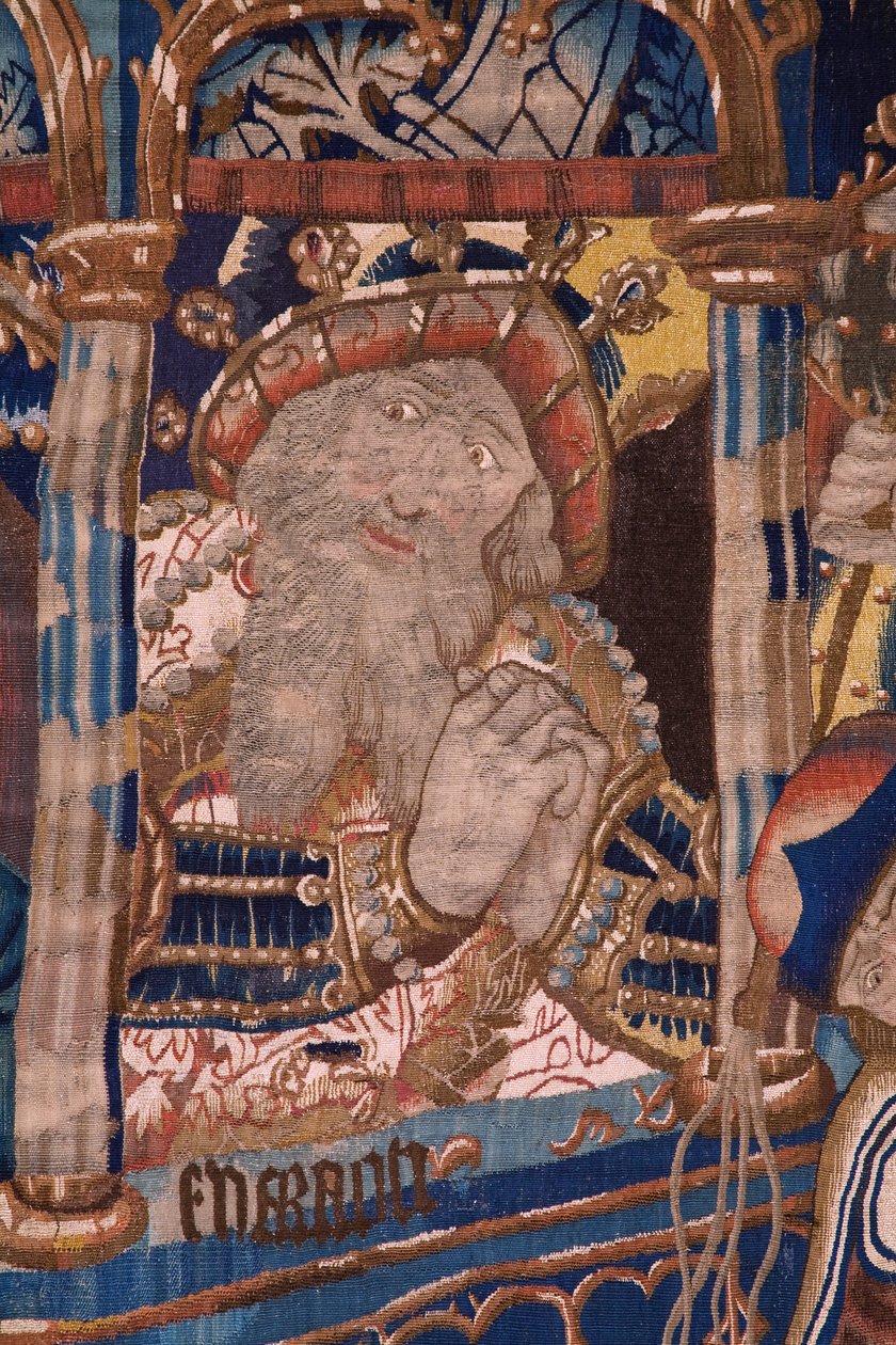 Tapisserie Flamande. Passage de la mer Rouge. Vers 1490. Détail. - Flemish School