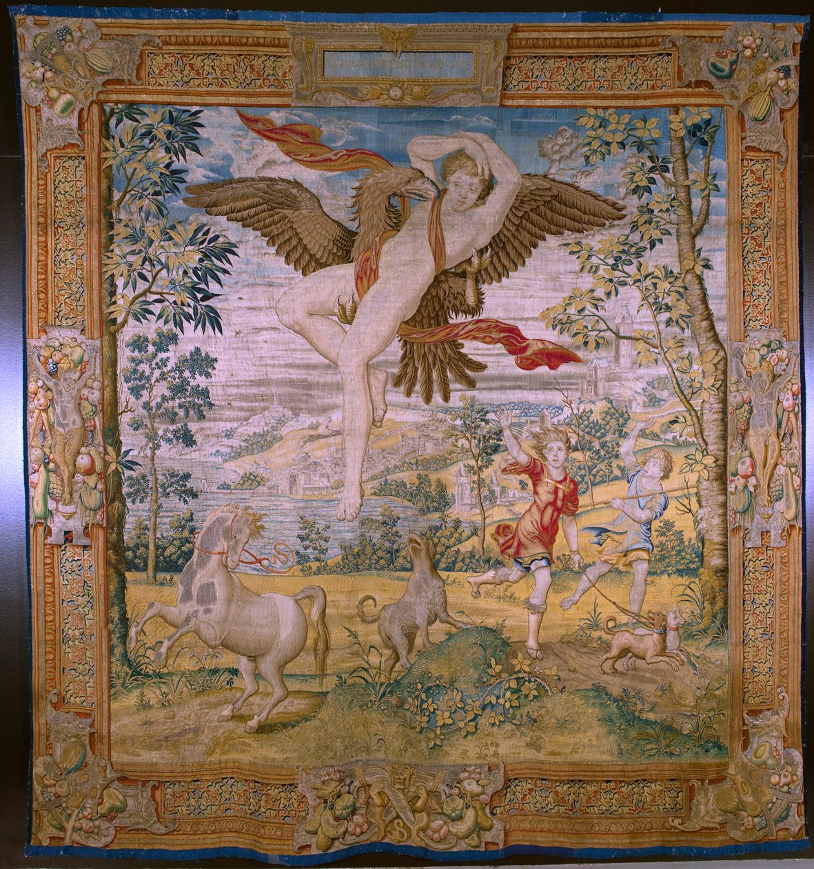 Tapisserie flamande. Série La Fable d