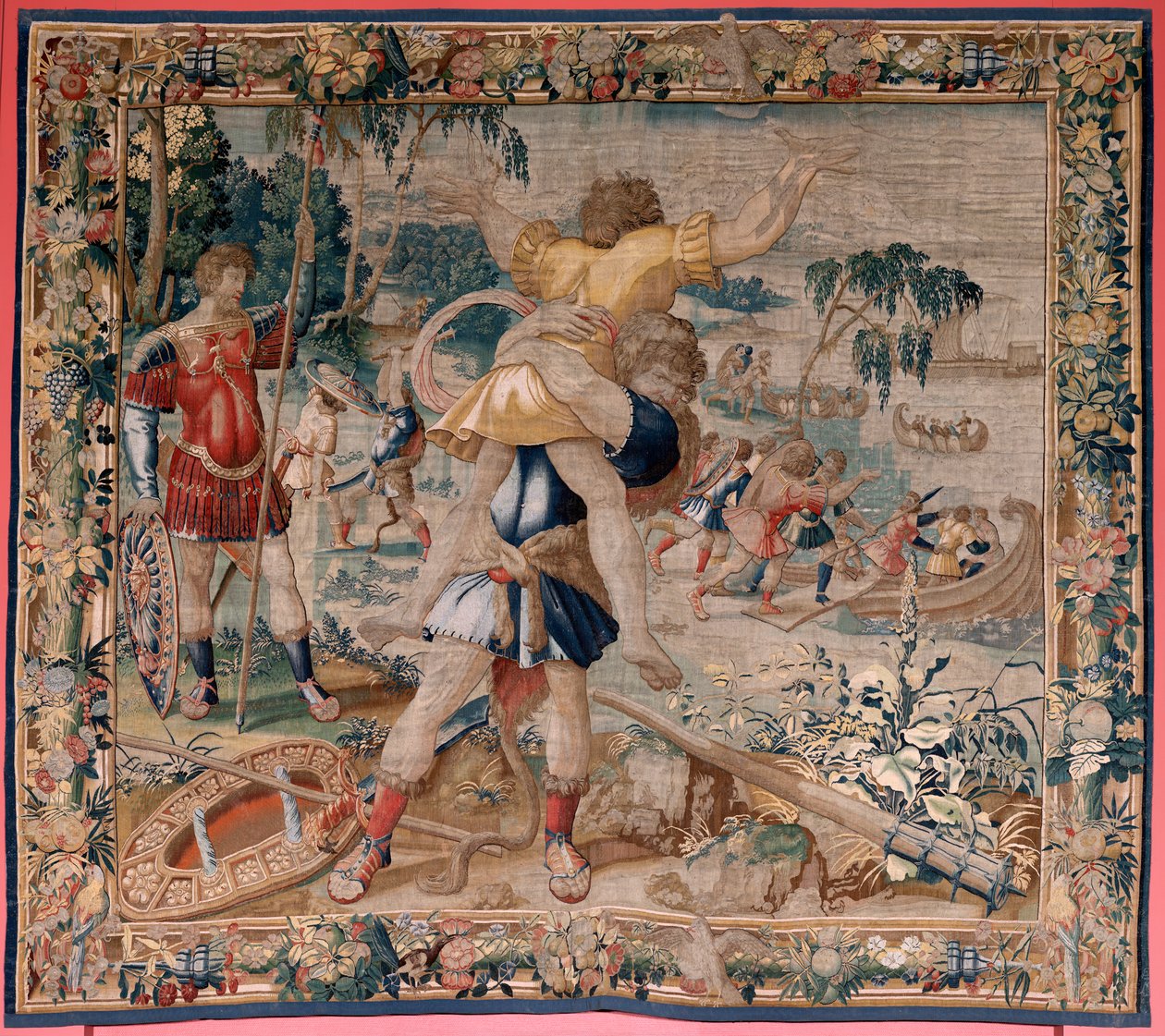 Tapisserie flamande. Série Les Travaux d