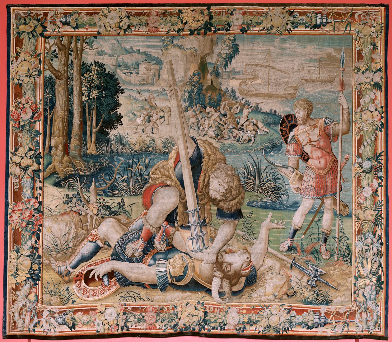 Tapisserie flamande. Série Les Travaux d