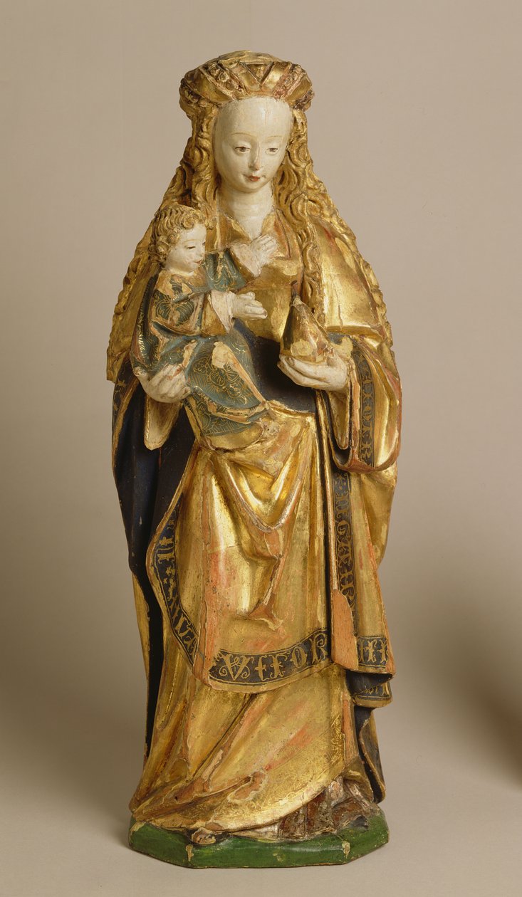 Madone et Enfant, École de Malines, vers 1500 - Flemish School