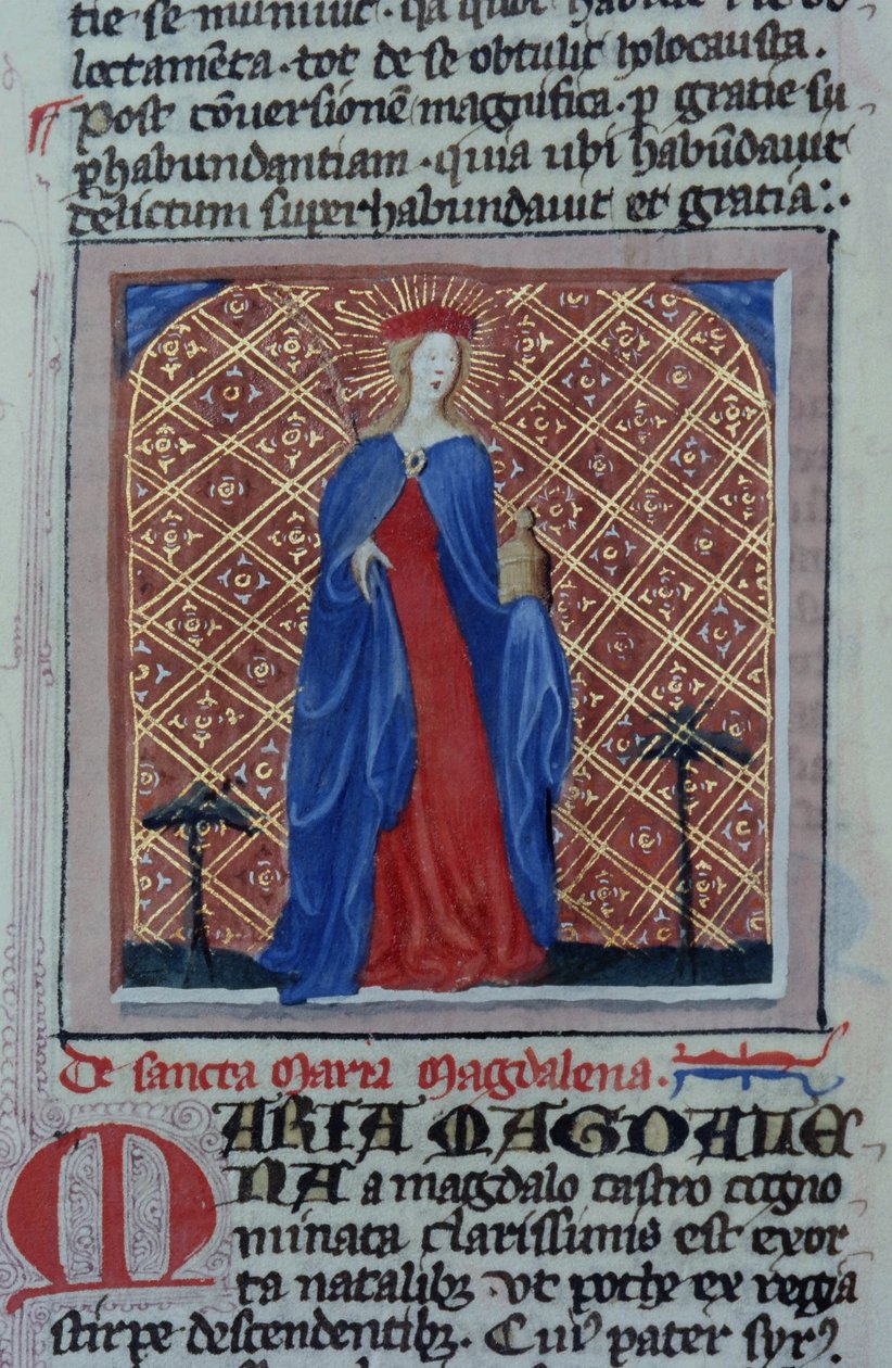Page de la Legenda Aurea, Bruges, vers 1400-10 - Flemish School