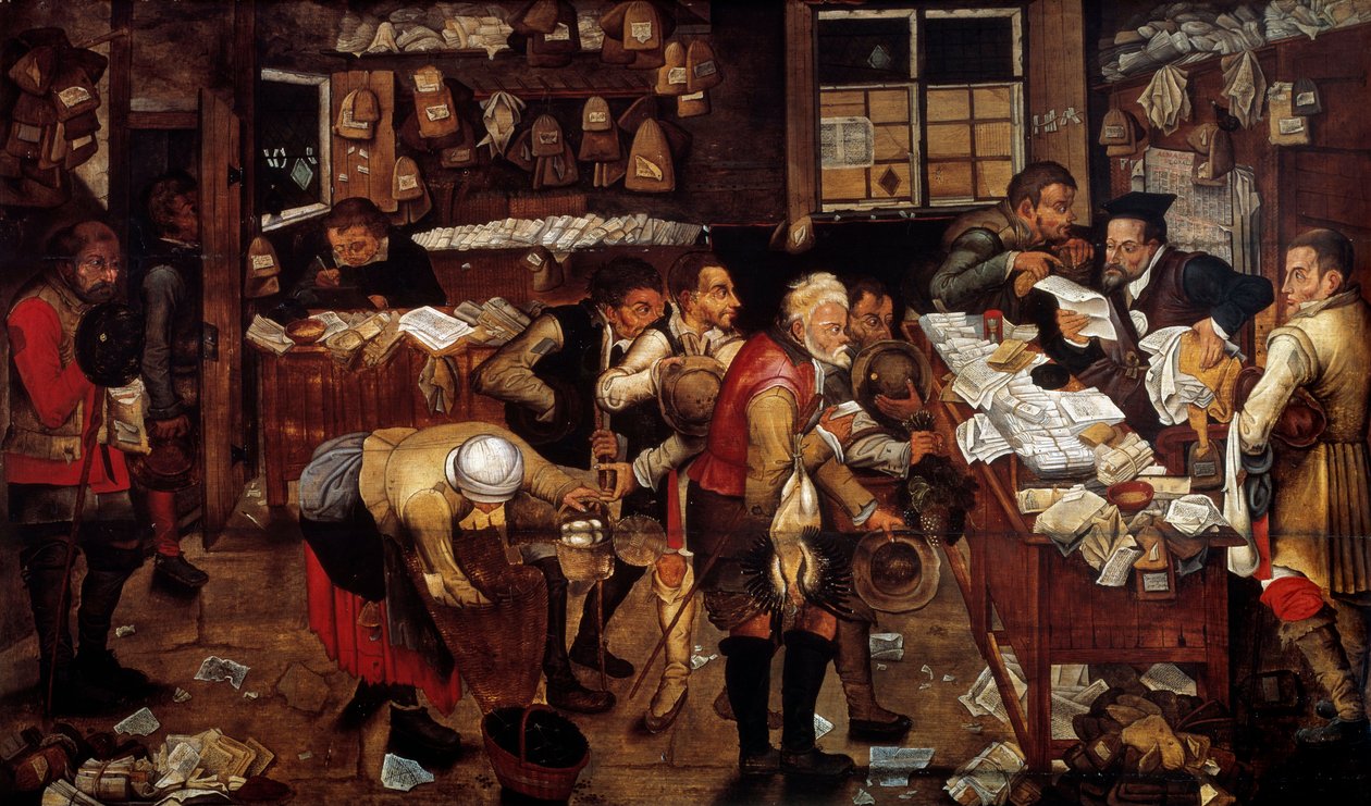 Scène de mont-de-piété - Flemish School