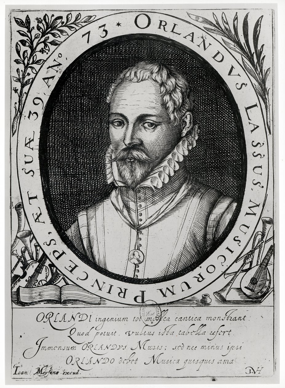 Portrait de Roland de Lassus (1532-94) - Flemish School