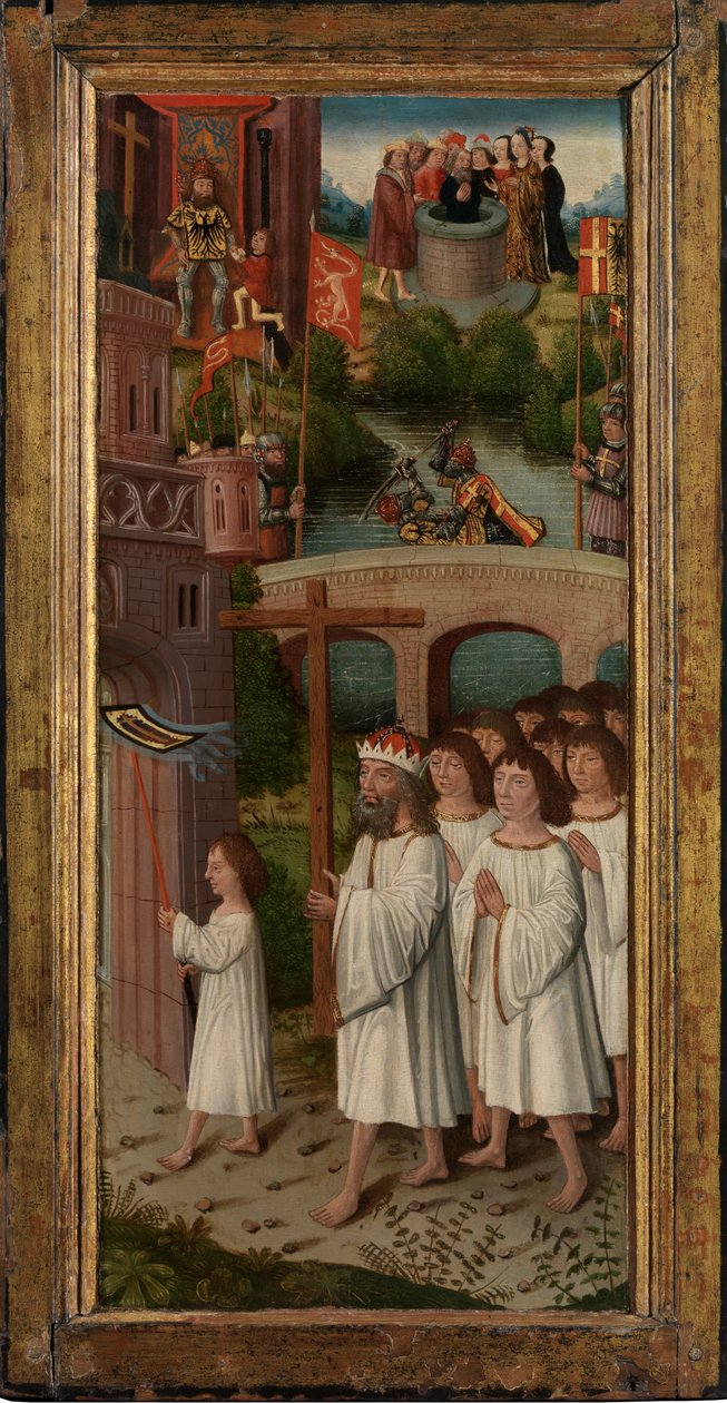 Scènes de la Légende de la Sainte Croix - Flemish School