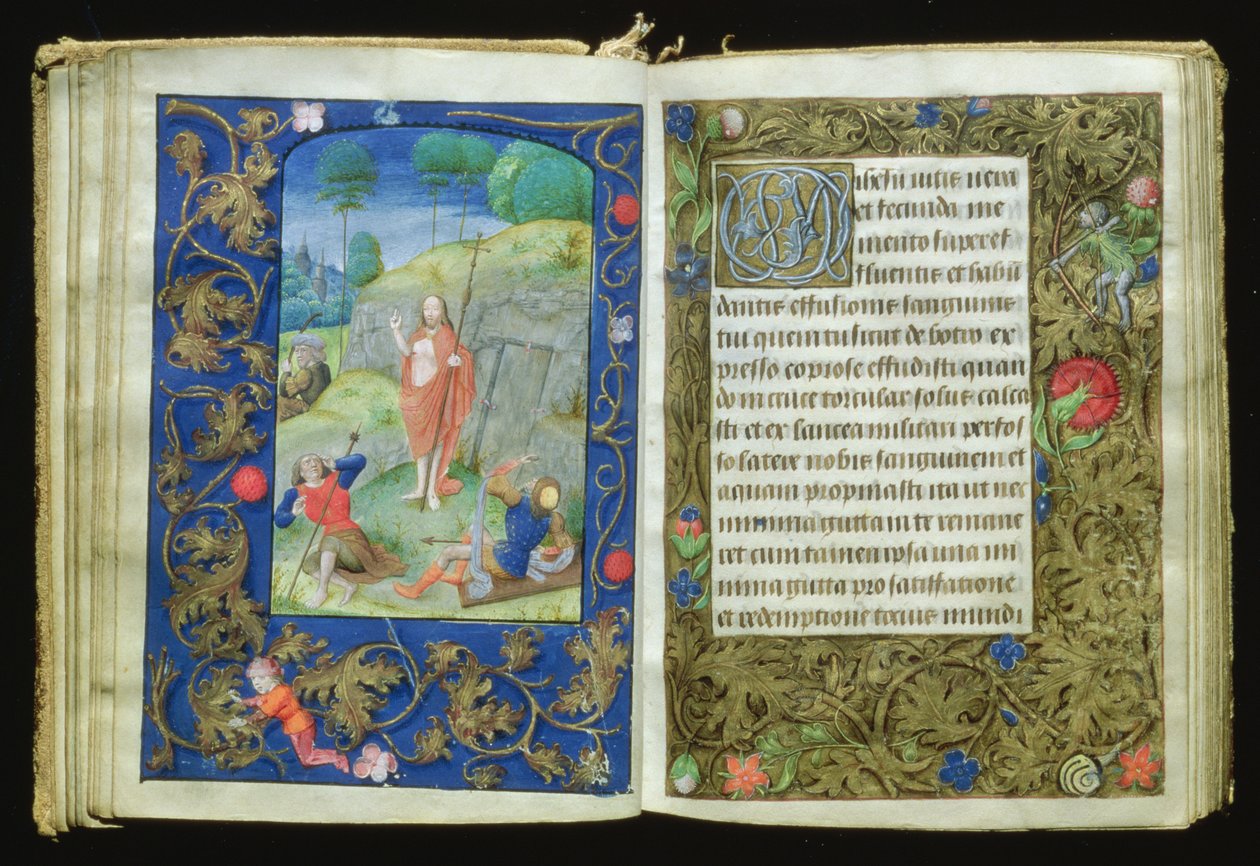 La Résurrection, miniature du Livre de prières de Stafford - Flemish School