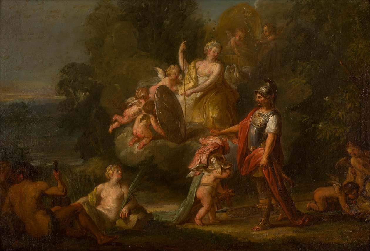 Vénus donnant des armes à Énée - Flemish School