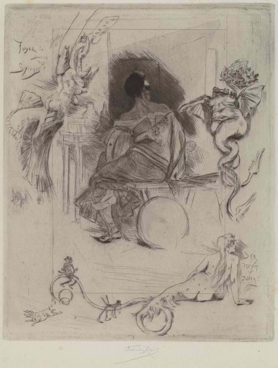 La Dernière Maja, 1880 - Félicien Rops
