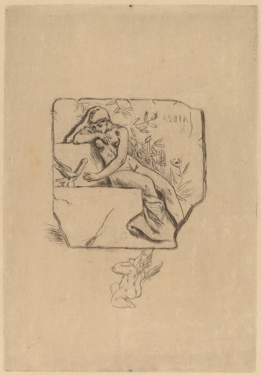 Le moineau de Lesbie - Félicien Rops