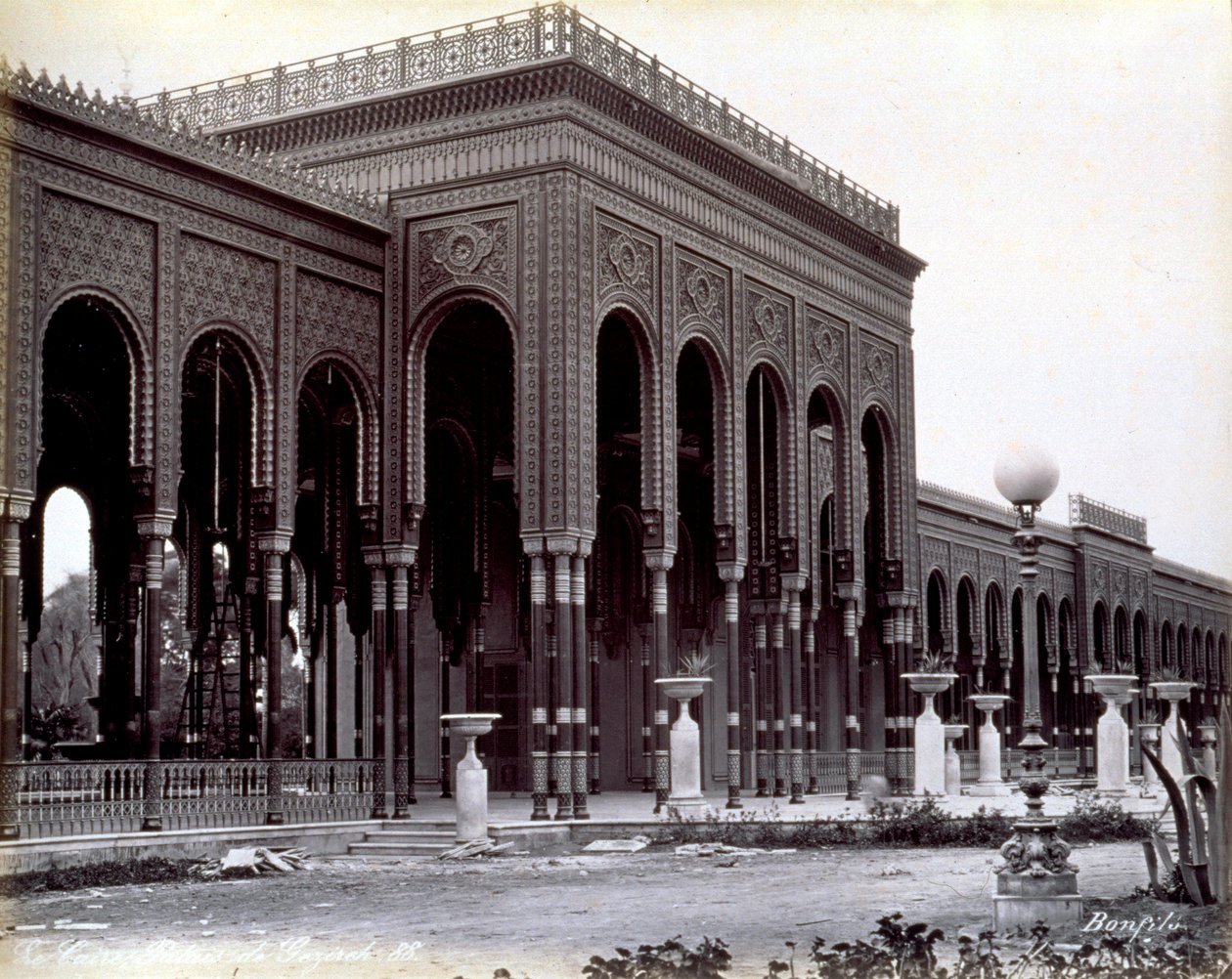 Palais de Gazirah au Caire - Félix Bonfils