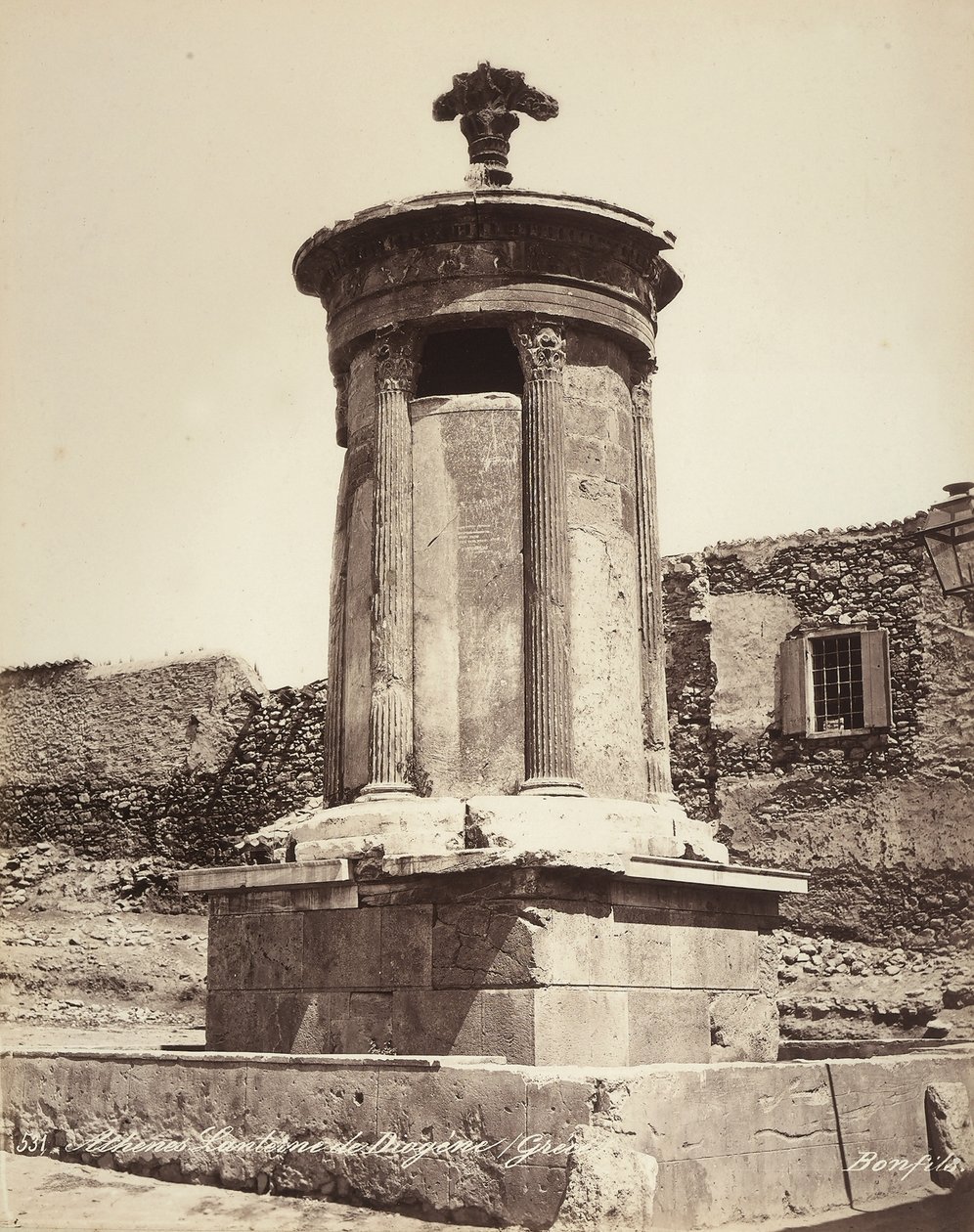 Monument à Lysicrates, situé dans la ville d