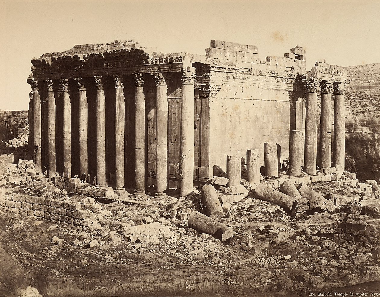 Le Temple de Bacchus, dans la zone archéologique d