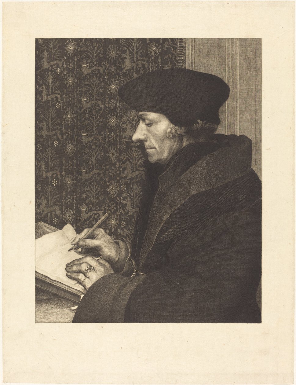 Érasme - Félix Bracquemond after Hans Holbein the Younger