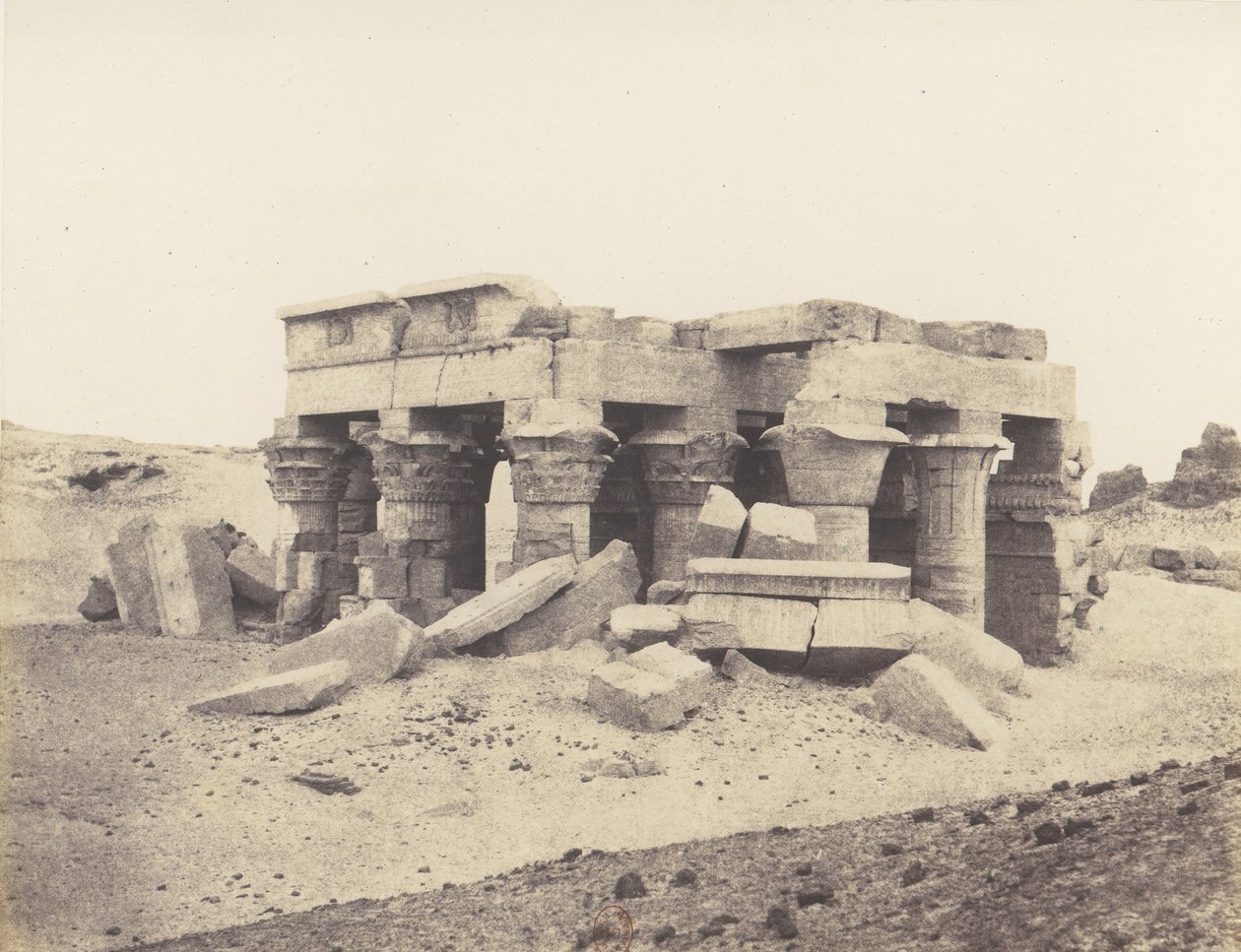 Kôm-Ombou Ombos, Vue Générale des Ruines - Félix Teynard