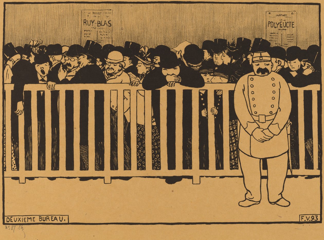 Deuxième bureau - Félix Vallotton