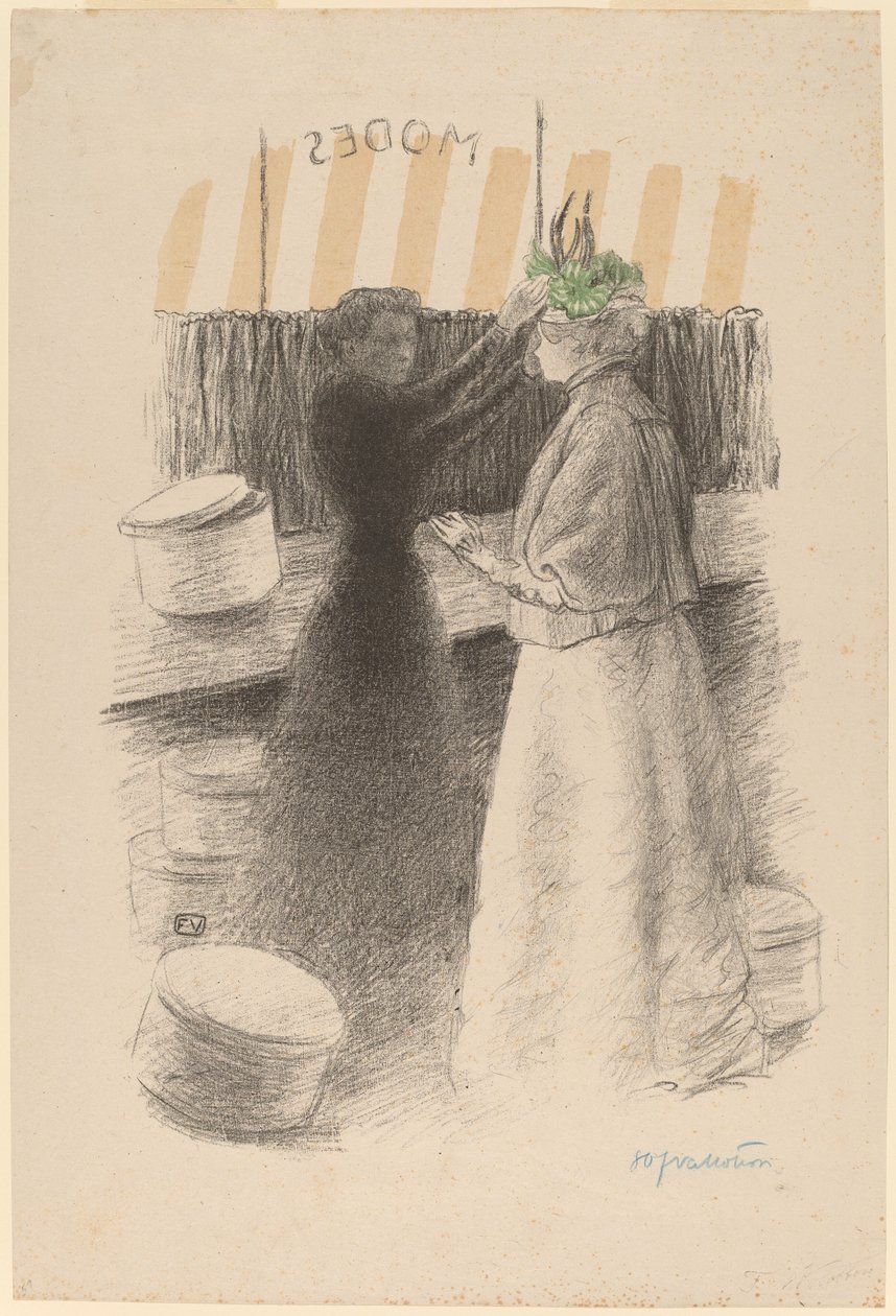 Le chapeau vert - Félix Vallotton