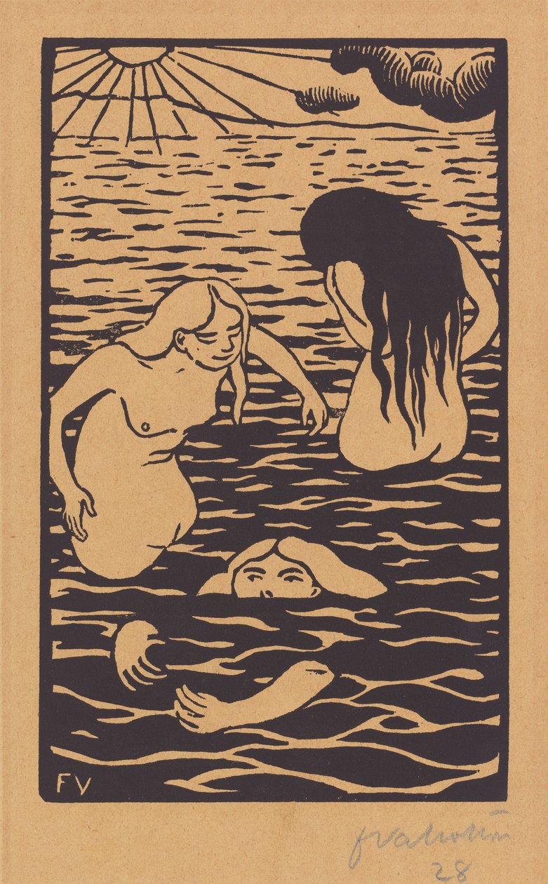 Trois baigneuses - Félix Vallotton