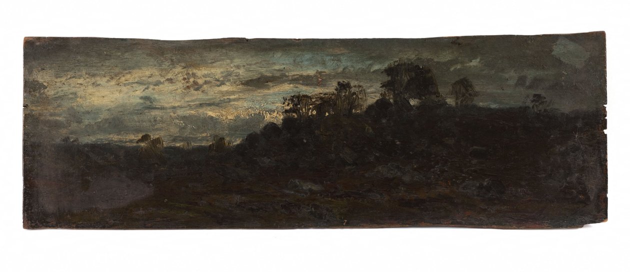 Barbizon, le soir, 2e moitié du 19e siècle - Félix Ziem