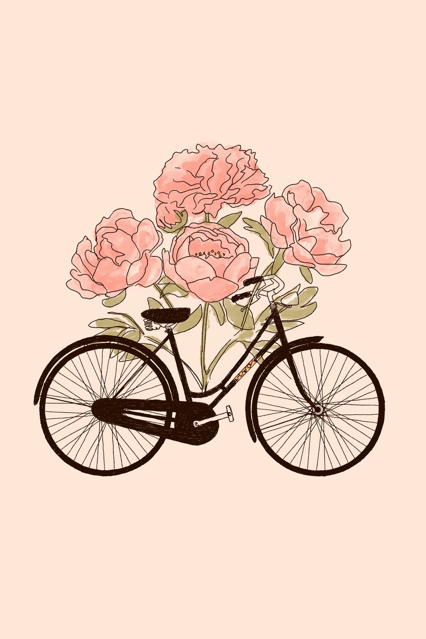 Vélo et fleur : Paris, 2022 - Florent Bodart