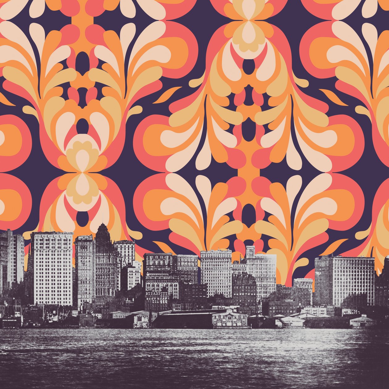 Ciel coloré au-dessus de New York - Florent Bodart