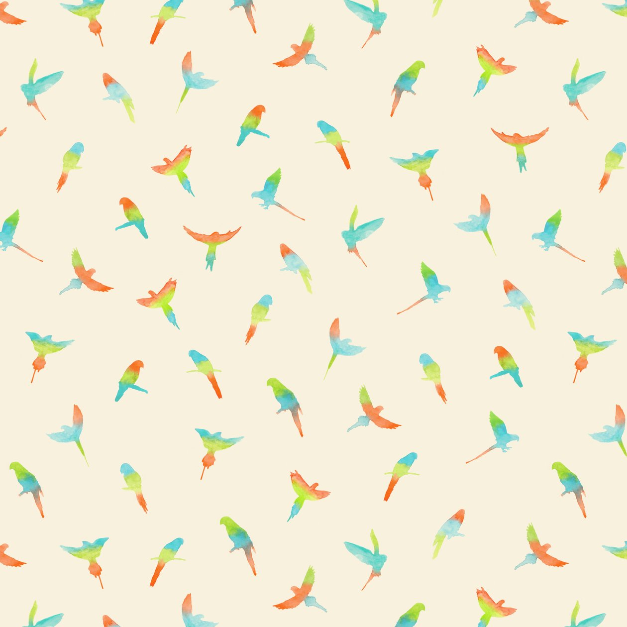 Perroquets - motif - Florent Bodart