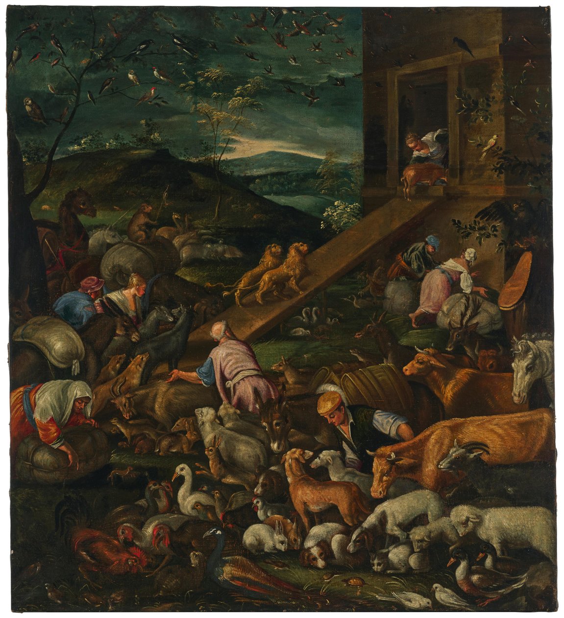 Jacopo Bassano (Successeur) Entrée des animaux dans l