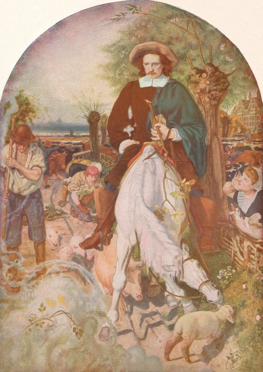Cromwell sur sa ferme, 1874, 1918 - Ford Madox Brown