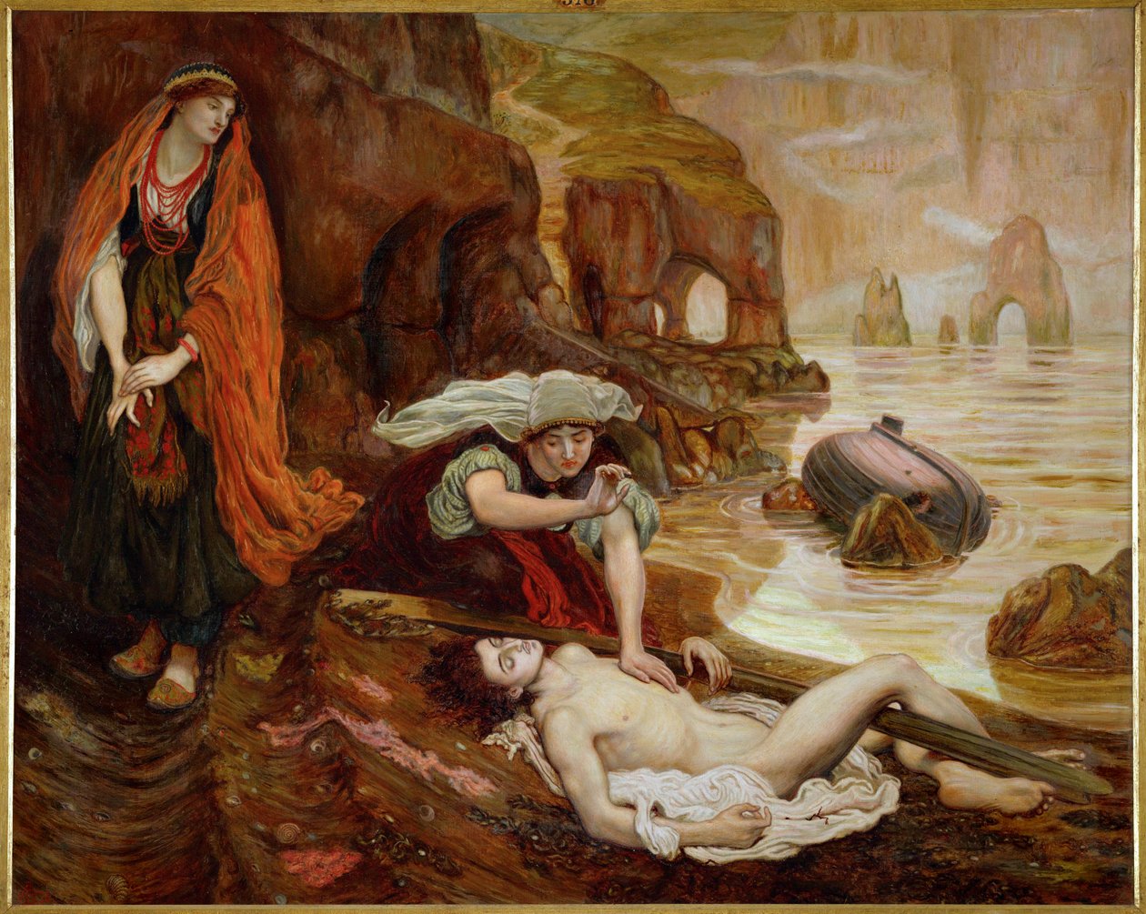 Haydee decouvrant le corps de Don Juan … (painting on canvas) - Ford Madox Brown