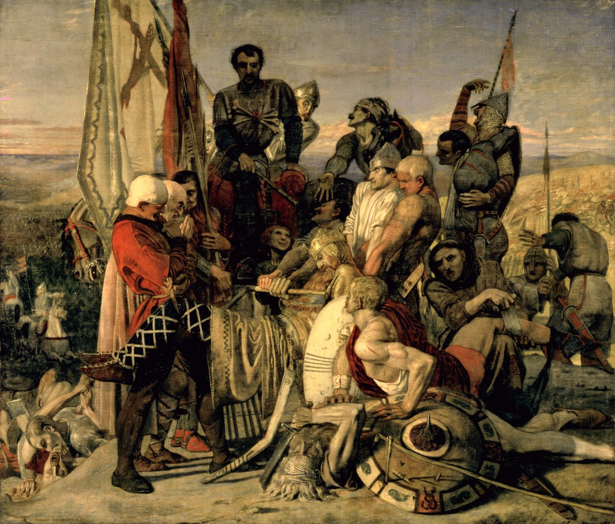 Le Corps de Harold présenté à Guillaume le Conquérant - Ford Madox Brown