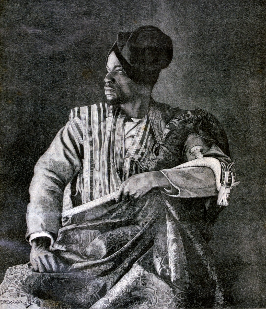 Le principal envoyé du Dahomey pour le roi Béhanzin à Paris, 1893 - Fortuné Méaulle