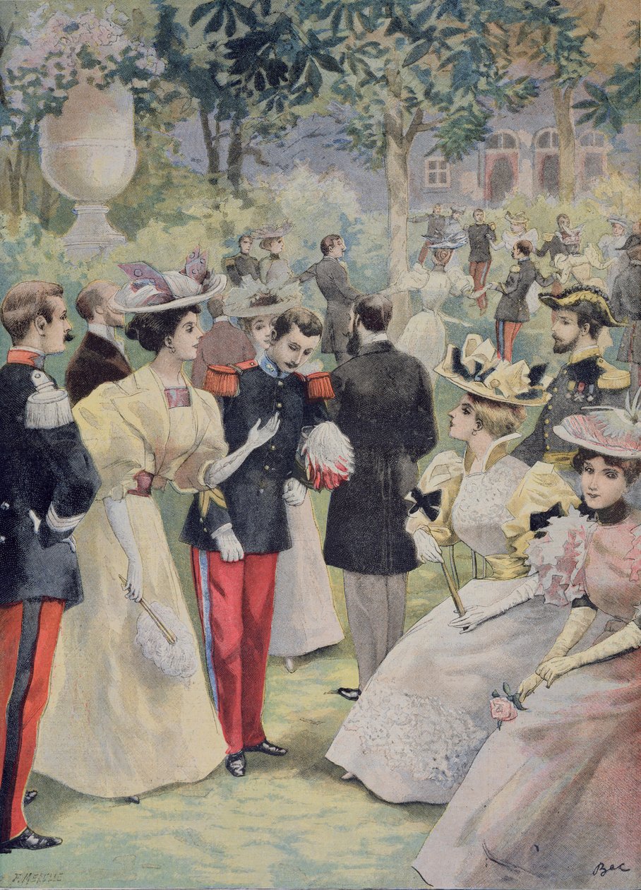 Une fête de jardin à l