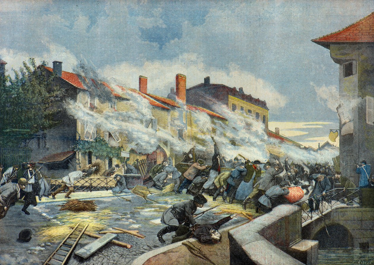 La défense de Rambervillers par la population contre les prussiens - Fortune Louis Meaulle