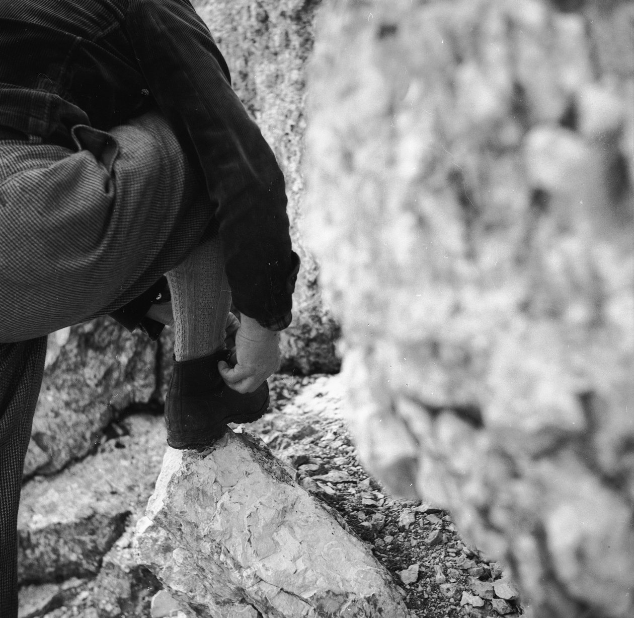 Abruzzes, Abetone, Dolomites : grimpeur sur l