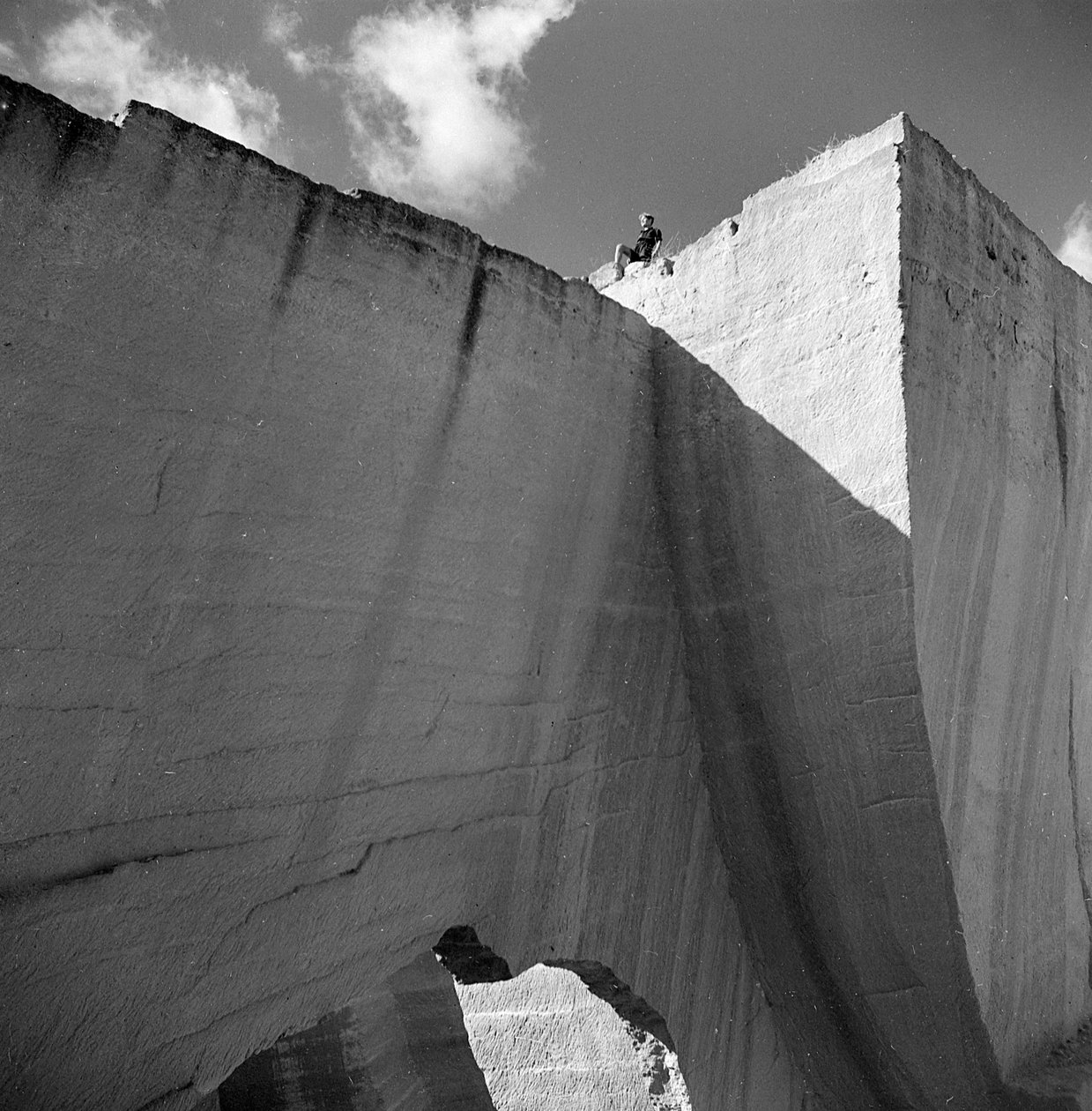 Carrière de pouzzolane à Agrigente - Fosco Maraini