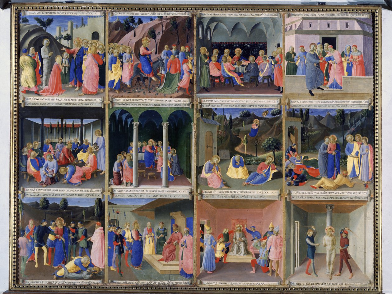 Scènes de la vie du Christ, panneau trois du Trésor d