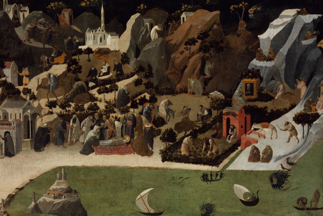 Scènes de la vie des Pères du désert (Thébaïde) - Fra Angelico