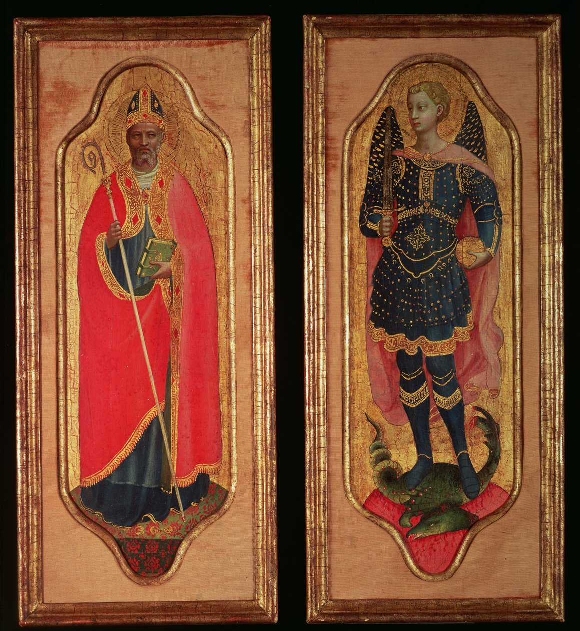 Saint Nicolas de Bari et Saint Michel, vers 1423 - Fra Angelico