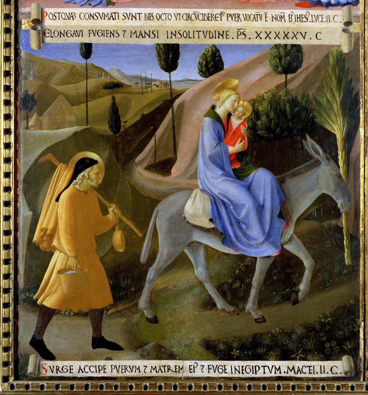 La Fuite en Égypte (détail) - Fra Angelico