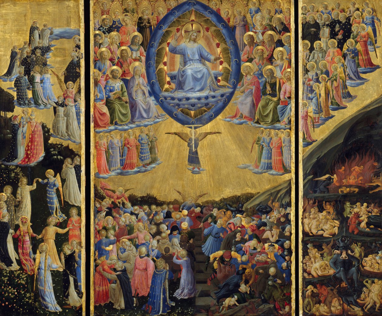Le Jugement dernier (Autel ailé) - Fra Angelico